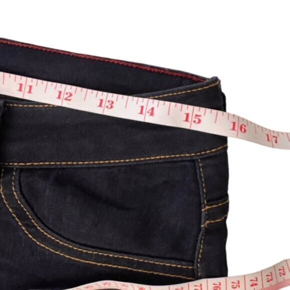 CELLO Women's Stretch Jeggings Skinny Jeans Size 13 Dark Wash Mid Rise Casual‎ - Picture 4 of 13